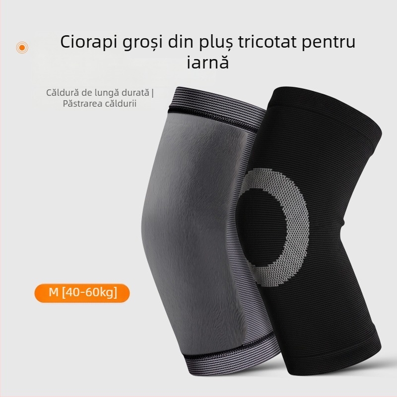 Genunchiere cu grafen anti-alunecare, încălzire de 6 ore, poliester, potrivite pentru alergare și fitness