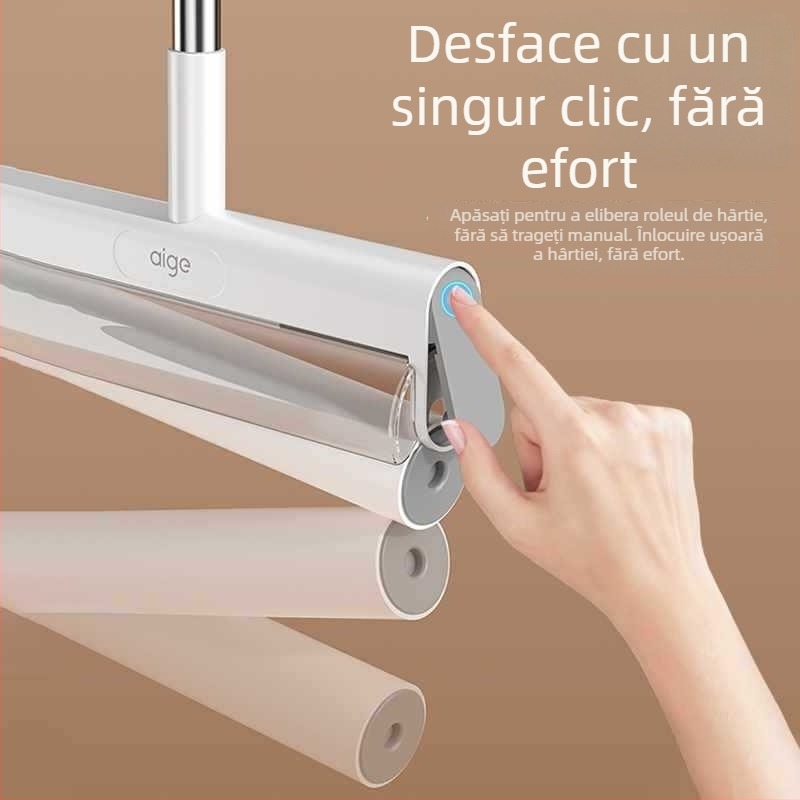 Rulou de scame înlocuibil pentru haine și păr de pe pat — corp din plastic