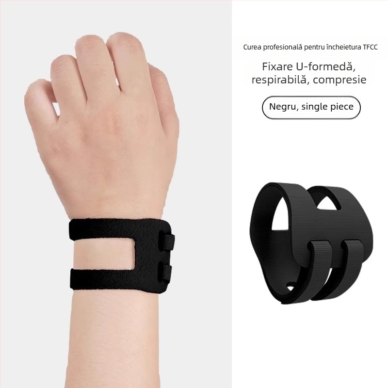 Orteză de încheietură TFCC – fixare a tecii tendonului, bandă de nylon pentru tenis și badminton