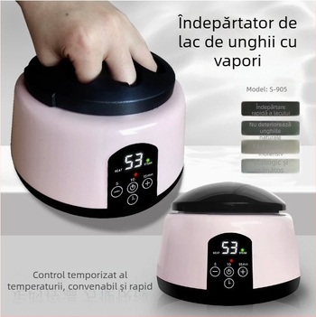 Mașină de îndepărtat lac de unghii cu abur, control de timp și temperatură, model S-905, număr produs YBS-905