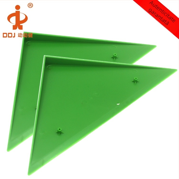 Accesorii pentru masă de fotbal DDJ/Dongdongjian, margine triunghiulară 5529, 8 poli, HIPS, turnare prin injecție, rezistent la decolorare