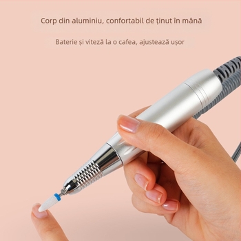Mașină electrică mică de pilire a unghiilor pentru îndepărtarea pielii moarte, unelte profesionale de manichiură, model 02, marcă autohtonă.