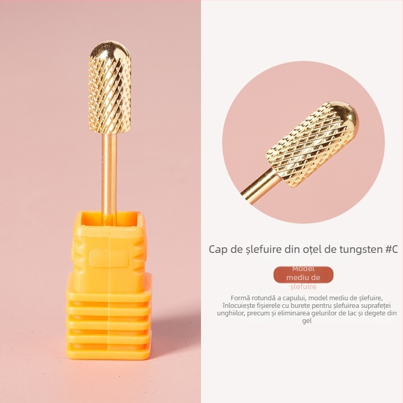 Poshman cap de șlefuire pentru unghii – exfoliere și pre-tratare, accesorii pentru bormașină electrică pentru manichiură