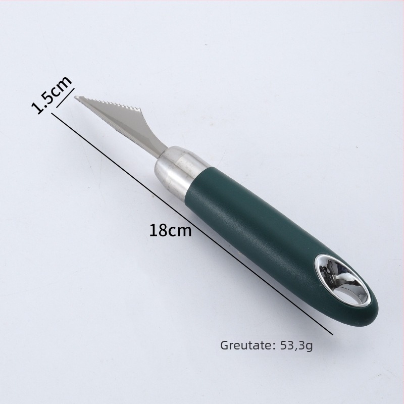 Set de ustensile de bucătărie din oțel inoxidabil 304: lingură pentru fructe, tel pentru ouă, cuțit de decojit, îndepărtător de solzi de pește, deschizător de sticle