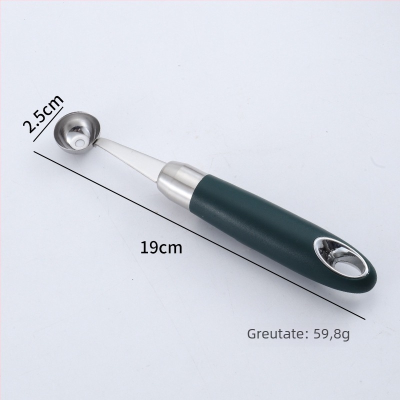 Set de ustensile de bucătărie din oțel inoxidabil 304: lingură pentru fructe, tel pentru ouă, cuțit de decojit, îndepărtător de solzi de pește, deschizător de sticle
