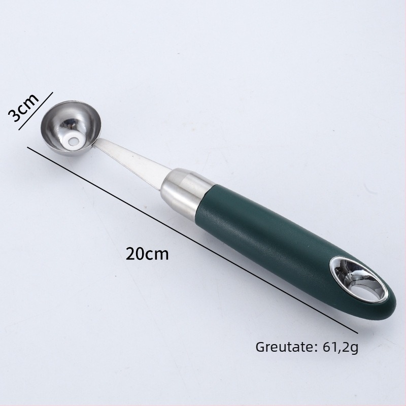 Set de ustensile de bucătărie din oțel inoxidabil 304: lingură pentru fructe, tel pentru ouă, cuțit de decojit, îndepărtător de solzi de pește, deschizător de sticle