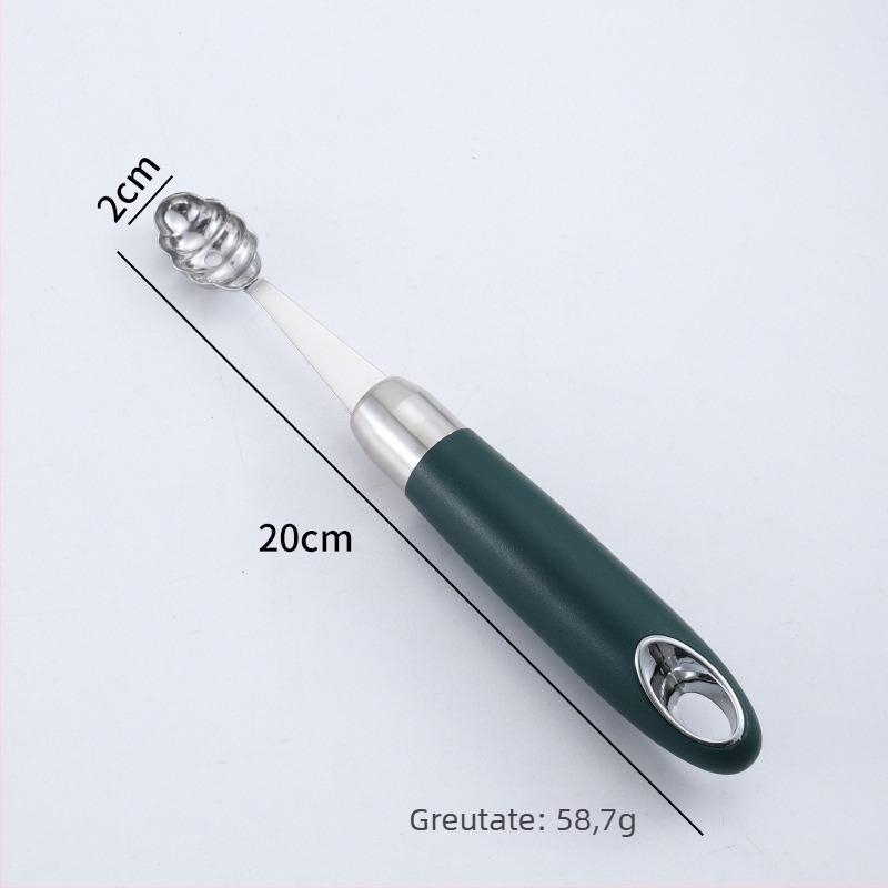 Set de ustensile de bucătărie din oțel inoxidabil 304: lingură pentru fructe, tel pentru ouă, cuțit de decojit, îndepărtător de solzi de pește, deschizător de sticle