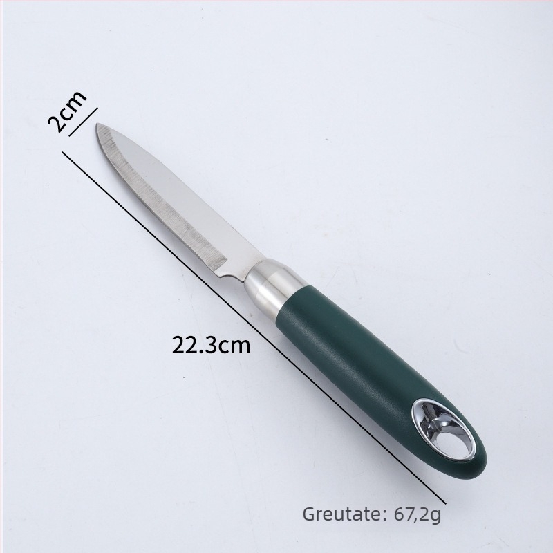 Set de ustensile de bucătărie din oțel inoxidabil 304: lingură pentru fructe, tel pentru ouă, cuțit de decojit, îndepărtător de solzi de pește, deschizător de sticle