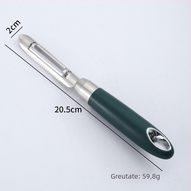 Set de ustensile de bucătărie din oțel inoxidabil 304: lingură pentru fructe, tel pentru ouă, cuțit de decojit, îndepărtător de solzi de pește, deschizător de sticle