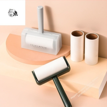 Rulou lipicios pentru păr și praf, cu foi detașabile pentru haine