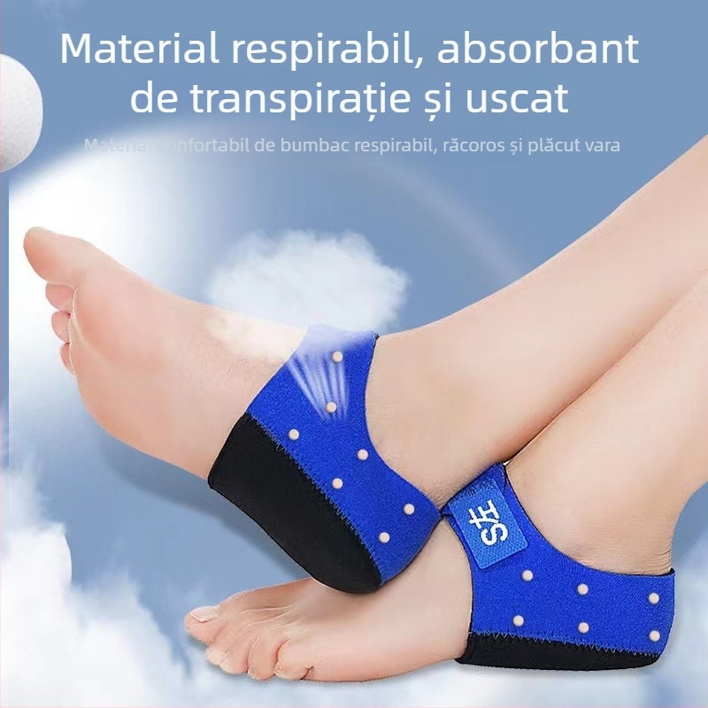 Talpă pentru durere severă a călcâiului – talpă cu memorie, SEBS + bumbac, pentru pantofi sport și casual, Model B-049