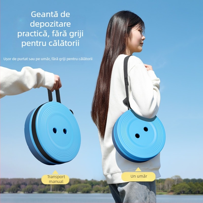 Liancai scaun plăstic pliabil, portabil pentru camping, picnic și pescuit