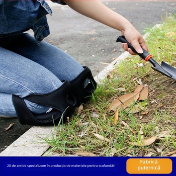 Genunchiere pentru grădină – impermeabile, protecție pentru genunchi la plivit și tăiere în aer liber; material principal: diving material + spumă EVA; greutate 100–150 g