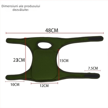 Genunchiere pentru grădină – impermeabile, protecție pentru genunchi la plivit și tăiere în aer liber; material principal: diving material + spumă EVA; greutate 100–150 g