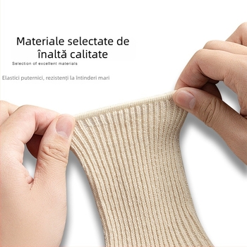 Monika Nails Professional Acoperitoare pentru picioare cu protecție UV pentru manichiură, formă de barcă, deschidere deschisă, design fără degete, pereche