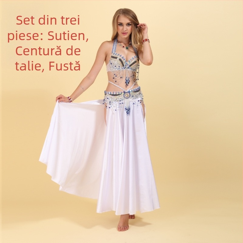 Costum de dans Belly Dance (70% poliester, 30% spandex) pentru femei 18-24, Primăvara 2023