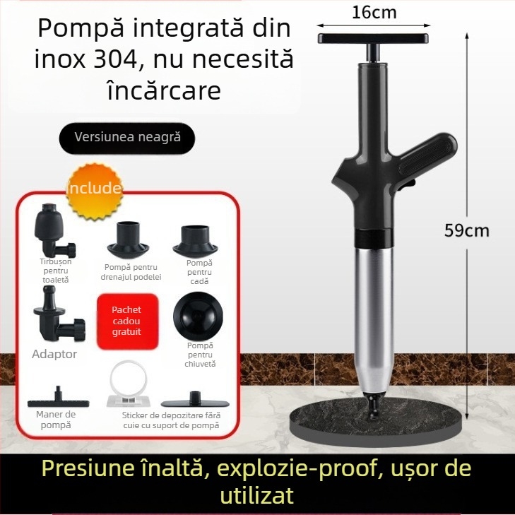 Deblocator electric pentru toaletă și țevi – PVC, marcă YY