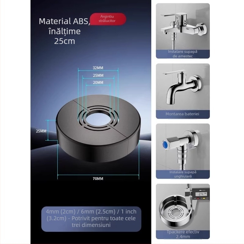 Accesoriu pentru duș – ABS, brand Yipin Impression, model YPZHZSG-01, pentru duș, stil minimalist modern