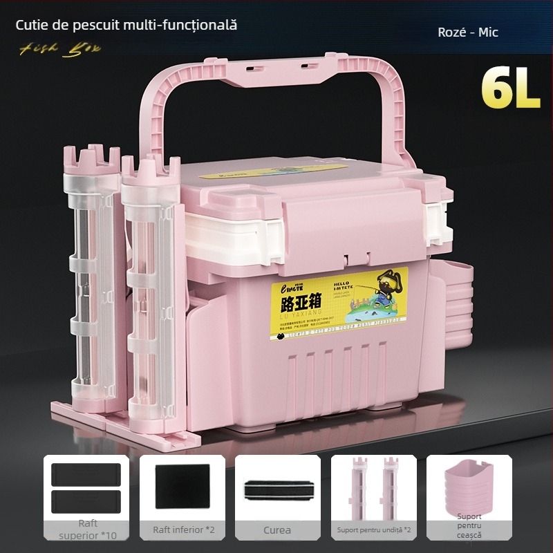 Cutie Antel pentru pescuit – depozitare multifuncțională pentru năluci și accesorii, material PP, capacitate 9–12