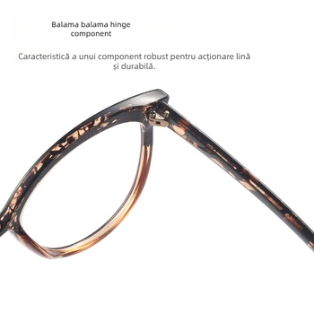 Ochelari de citit cu ramă completă din PC, lentile acrilice, ramă ovală, fără prescripție, lansare primăvara 2025