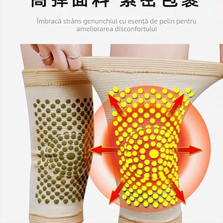 Genunchiere cu încălzire automată, din poliester, pentru utilizare generală și fotbal