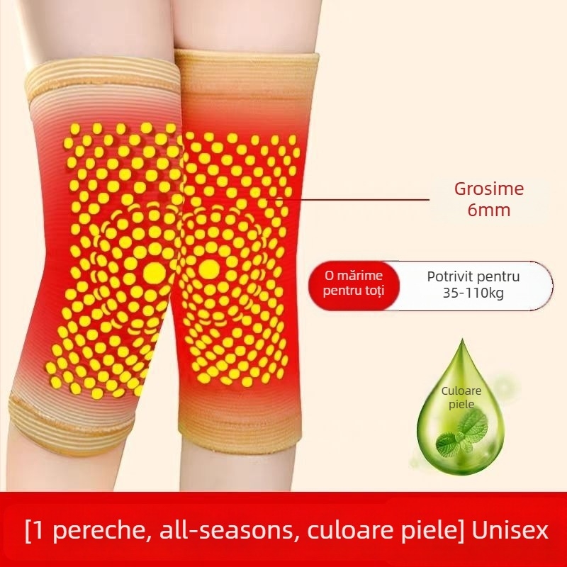 Genunchiere cu încălzire automată, din poliester, pentru utilizare generală și fotbal