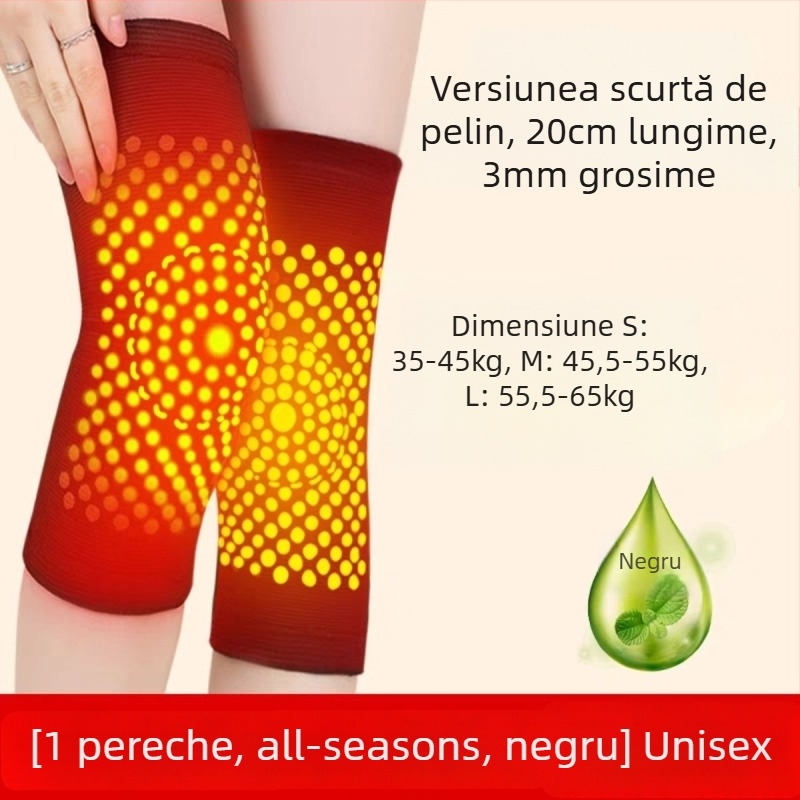 Genunchiere cu încălzire automată, din poliester, pentru utilizare generală și fotbal