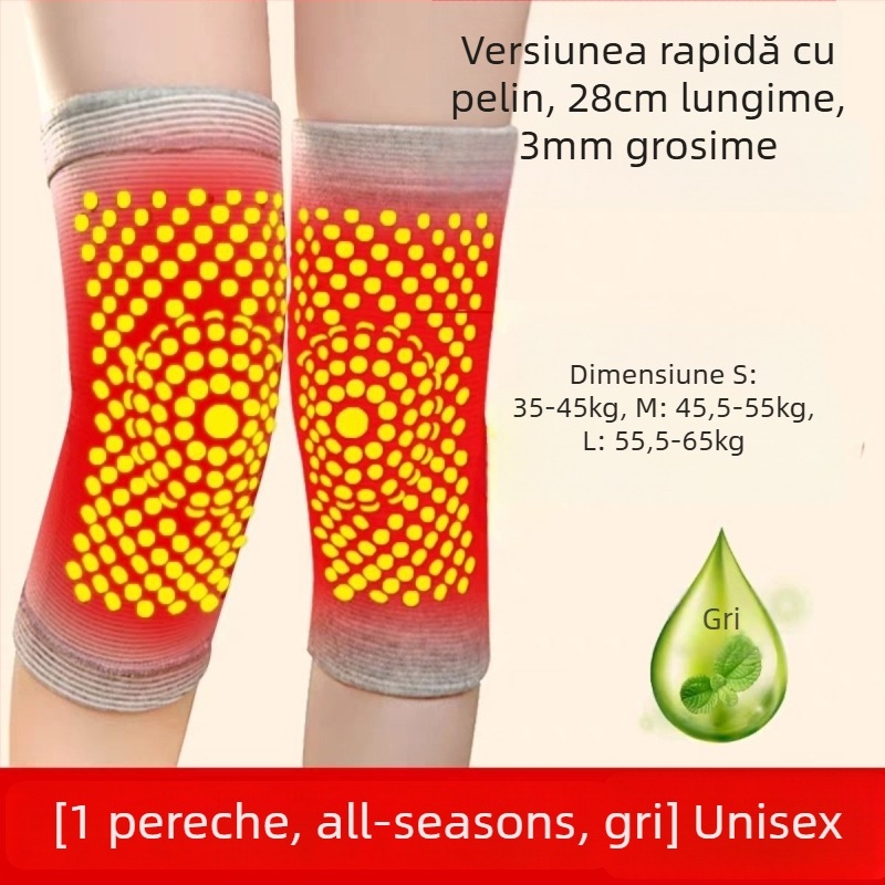 Genunchiere cu încălzire automată, din poliester, pentru utilizare generală și fotbal