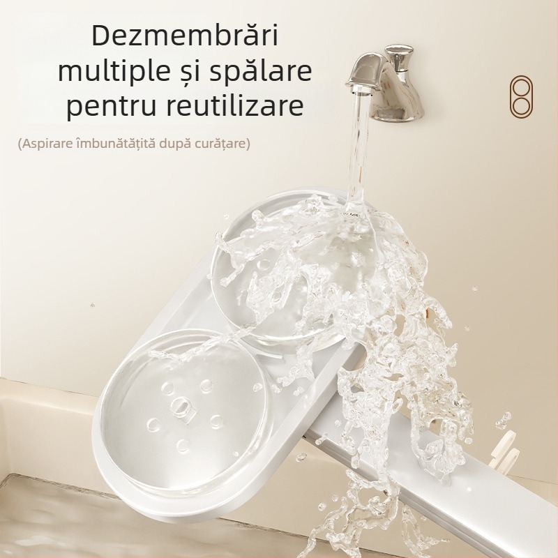 Perdea de duș pentru separare în baie, poliester, stil Nordic, model solid sau desen animat, Smart brand intelligence