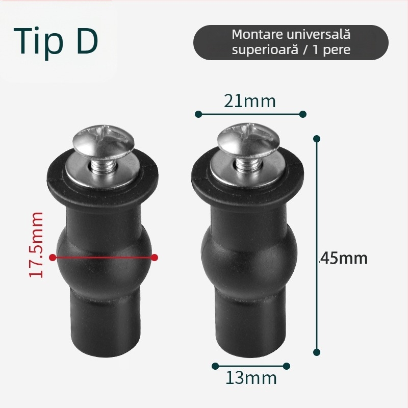 Șuruburi de fixare pentru capacul de toaletă și șuruburi de expansiune, accesorii universale pentru capac