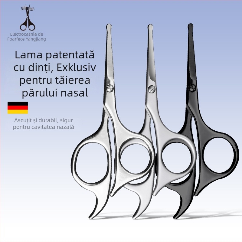 Foarfece pentru sprâncene din oțel inoxidabil Shining Star, 27 g, pachet de 500