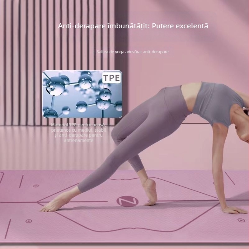 Covor yoga Voith TPE - 1000g, 6/8mm grosime, absorbție la șocuri, antiderapant, origine Quanzhou, prelucrare personalizată