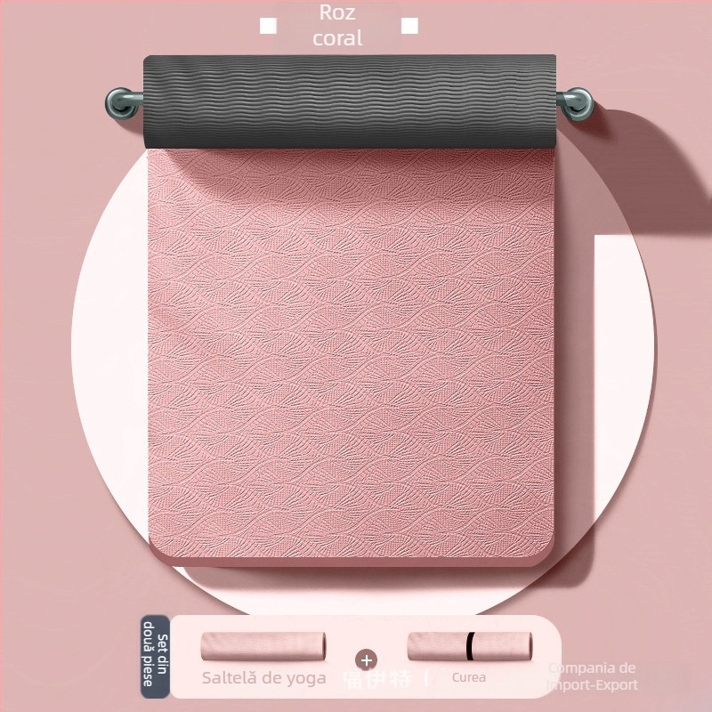 Covor yoga Voith TPE - 1000g, 6/8mm grosime, absorbție la șocuri, antiderapant, origine Quanzhou, prelucrare personalizată