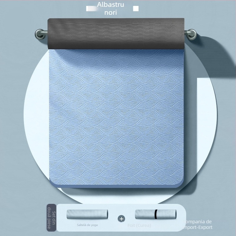 Covor yoga Voith TPE - 1000g, 6/8mm grosime, absorbție la șocuri, antiderapant, origine Quanzhou, prelucrare personalizată