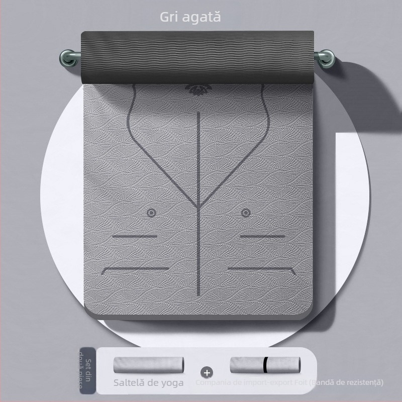 Covor yoga Voith TPE - 1000g, 6/8mm grosime, absorbție la șocuri, antiderapant, origine Quanzhou, prelucrare personalizată