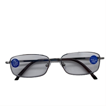 Ochelari de citit Manz 63868, lentile din rășină, lentile asferice, ramă metalică