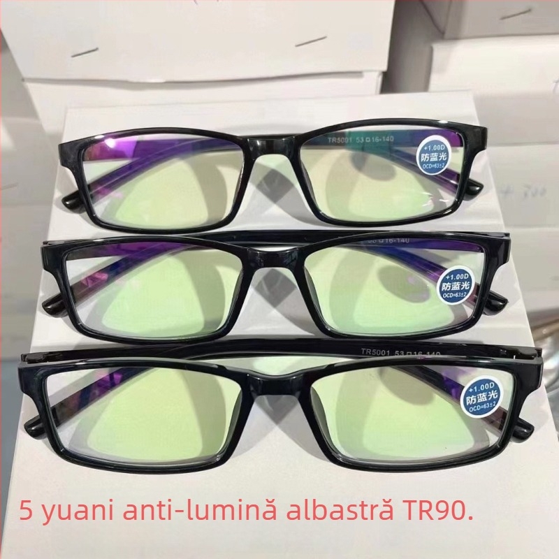 Ochelari de citit Manz 63868, lentile din rășină, lentile asferice, ramă metalică