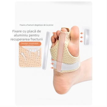 Protector ortotic pentru degetul de la picior și suport pentru mers, cu bandă de aluminiu; adult; pachet de 10; accesorii protecție sportivă