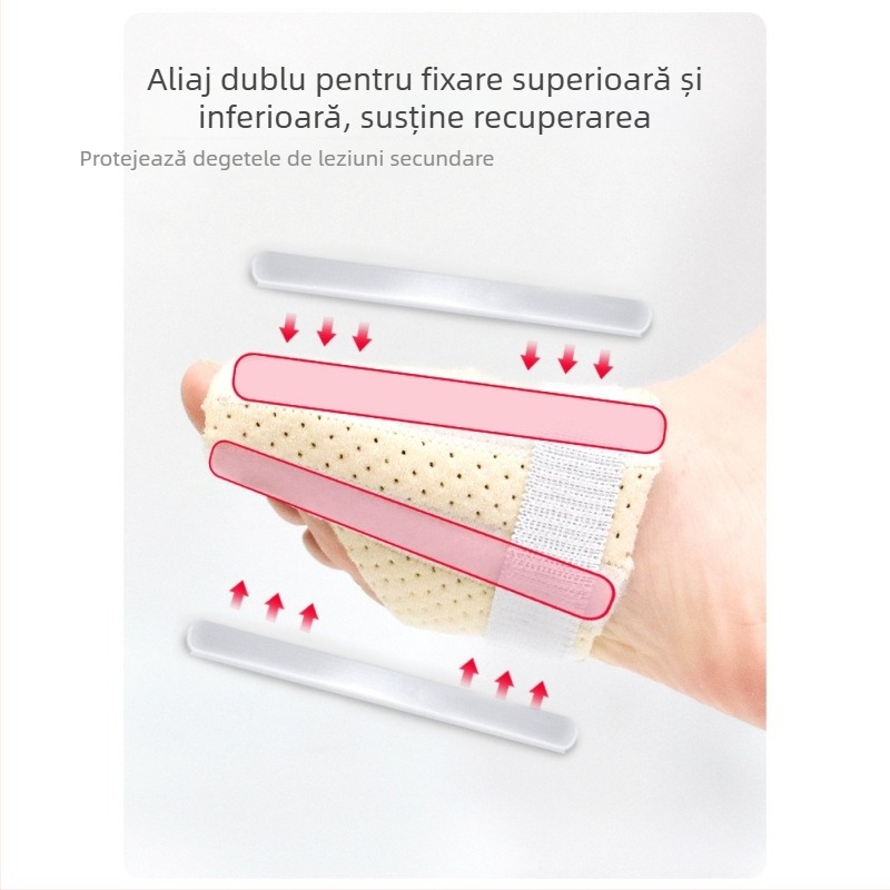 Protector ortotic pentru degetul de la picior și suport pentru mers, cu bandă de aluminiu; adult; pachet de 10; accesorii protecție sportivă