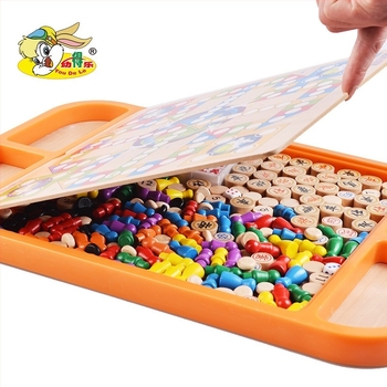 Set de joc din lemn, multifuncțional pentru șah, damă și șah militar — potrivit pentru diferite situații; vârsta 7–60; dezvoltă coordonarea mână-ochi și abilitățile cognitive