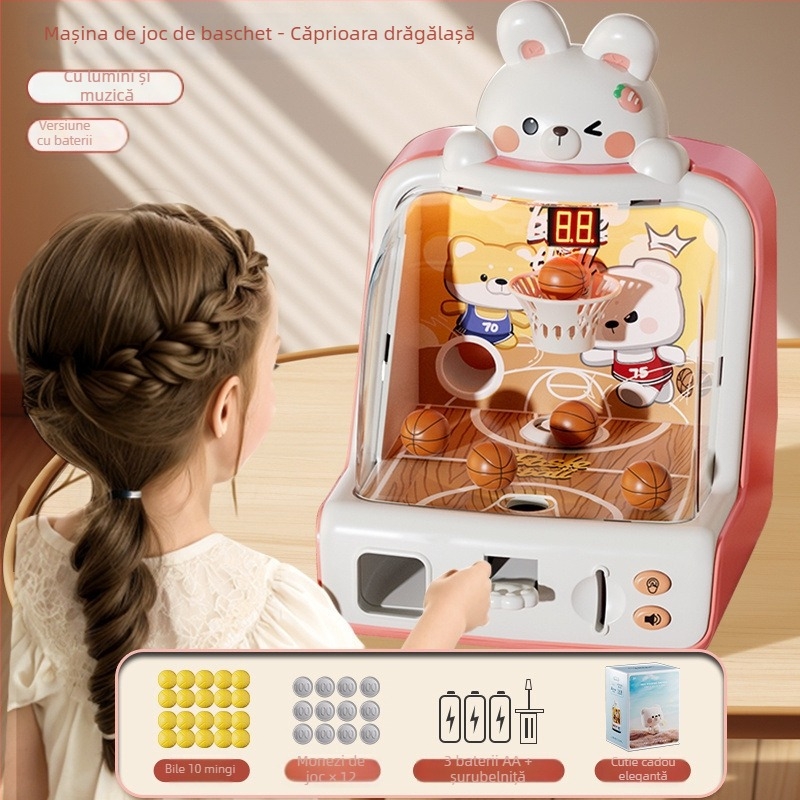 Joc de masă pentru copii, aruncare la coș — dezvoltare gândire și concentrare, vârsta 7-14 ani