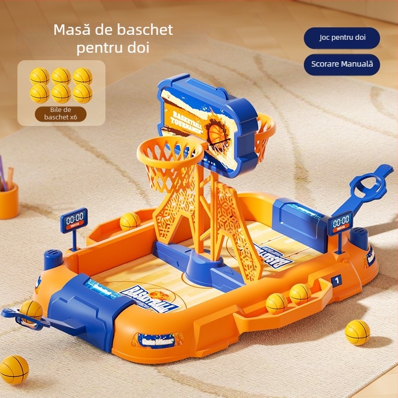 Joc de hochei pe masă - cinci în unu: curling și bowling, jucărie educațională interactivă pentru copii 4–6 ani, potrivit pentru interior