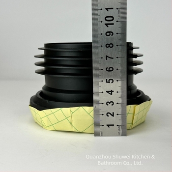 Inel de flanșă pentru toaletă, etanșant anti-miros și anti-scurgeri, adaptor îngroșat pentru creșterea înălțimii conductei