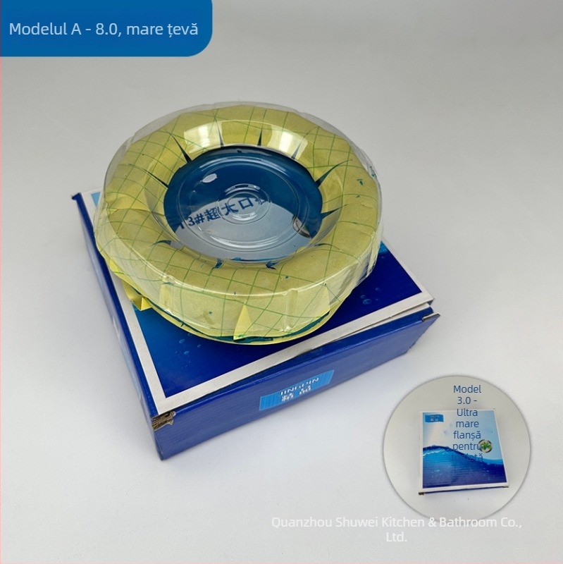 Inel de flanșă pentru toaletă, etanșant anti-miros și anti-scurgeri, adaptor îngroșat pentru creșterea înălțimii conductei