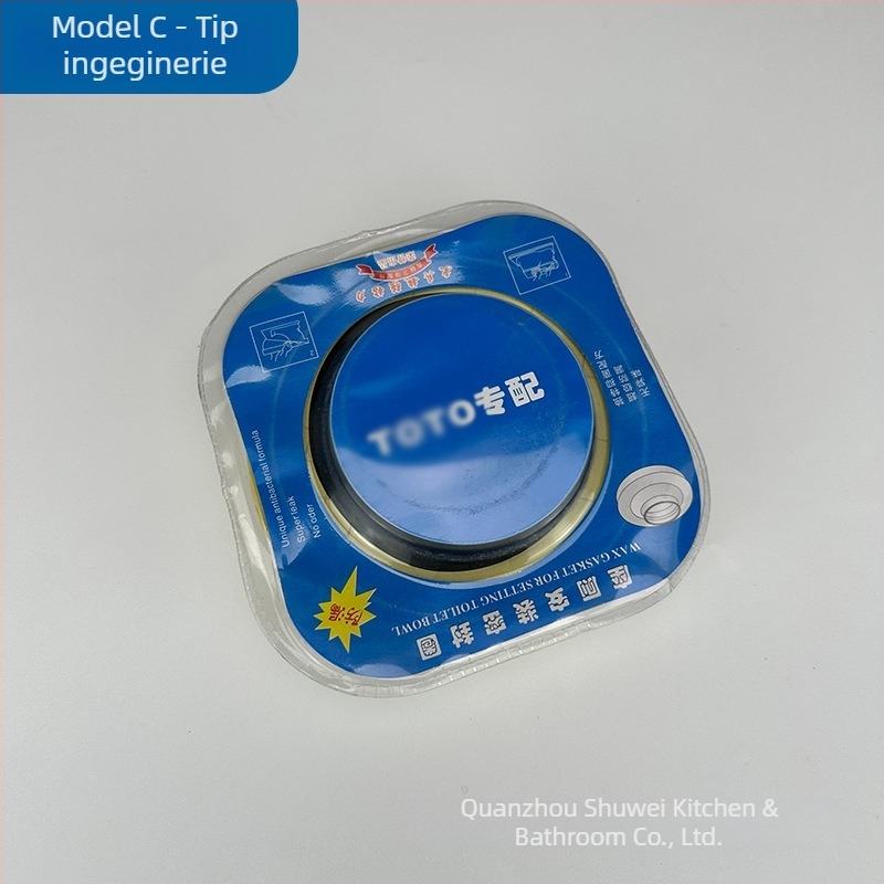 Inel de flanșă pentru toaletă, etanșant anti-miros și anti-scurgeri, adaptor îngroșat pentru creșterea înălțimii conductei