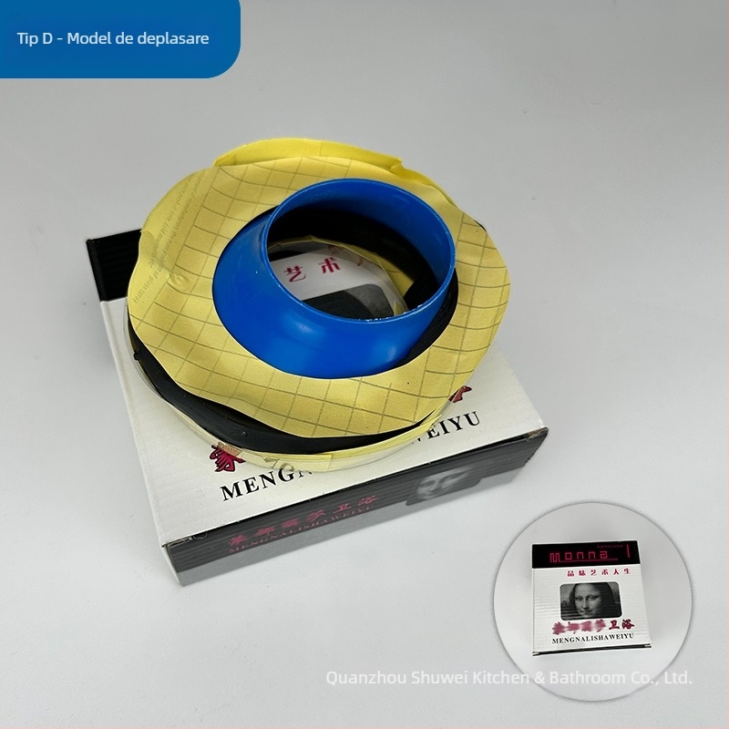 Inel de flanșă pentru toaletă, etanșant anti-miros și anti-scurgeri, adaptor îngroșat pentru creșterea înălțimii conductei