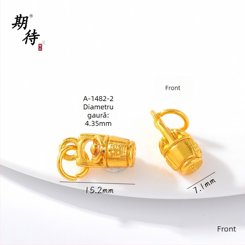 Brățară plătată cu aur pentru femei, design geometric, podoabă de mână, lansare primăvara 2025.