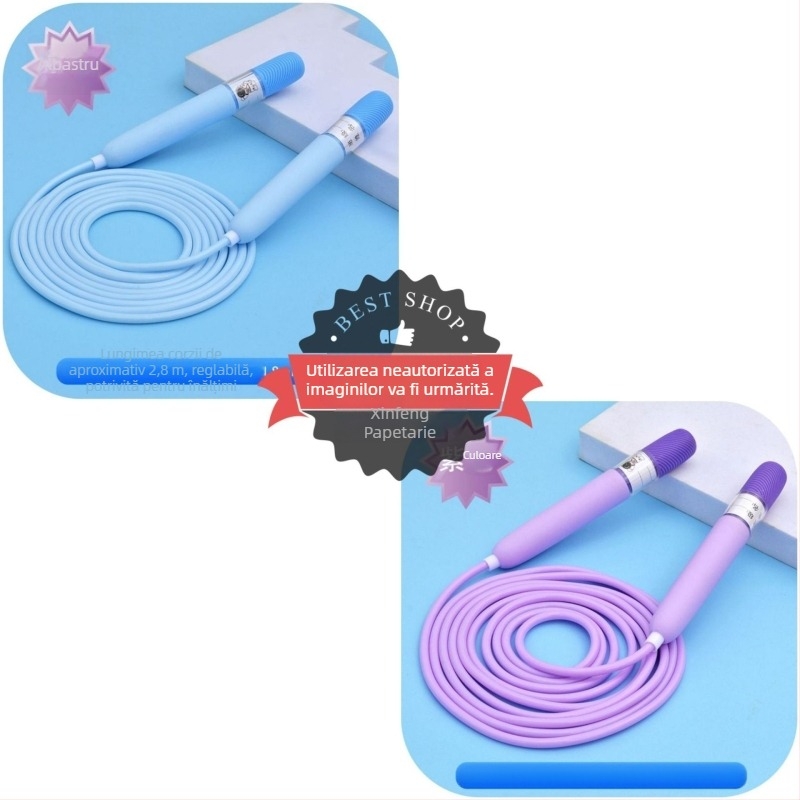 Sfoară de sărit pentru copii, din PVC, reglabilă