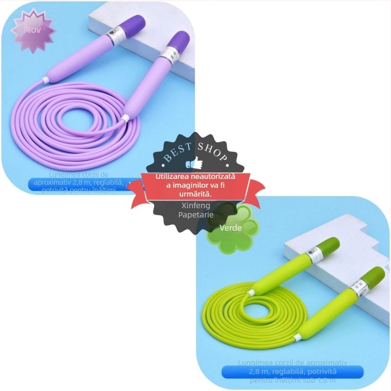 Sfoară de sărit pentru copii, din PVC, reglabilă