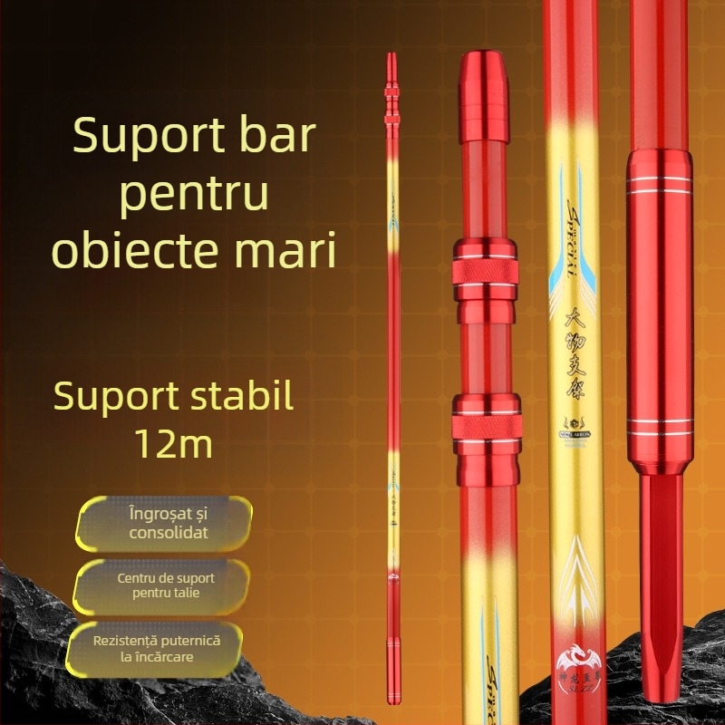 Suport pentru obiecte mari – rotire multi-direcțională, pliabil, din carbon, cu utilizare dublă